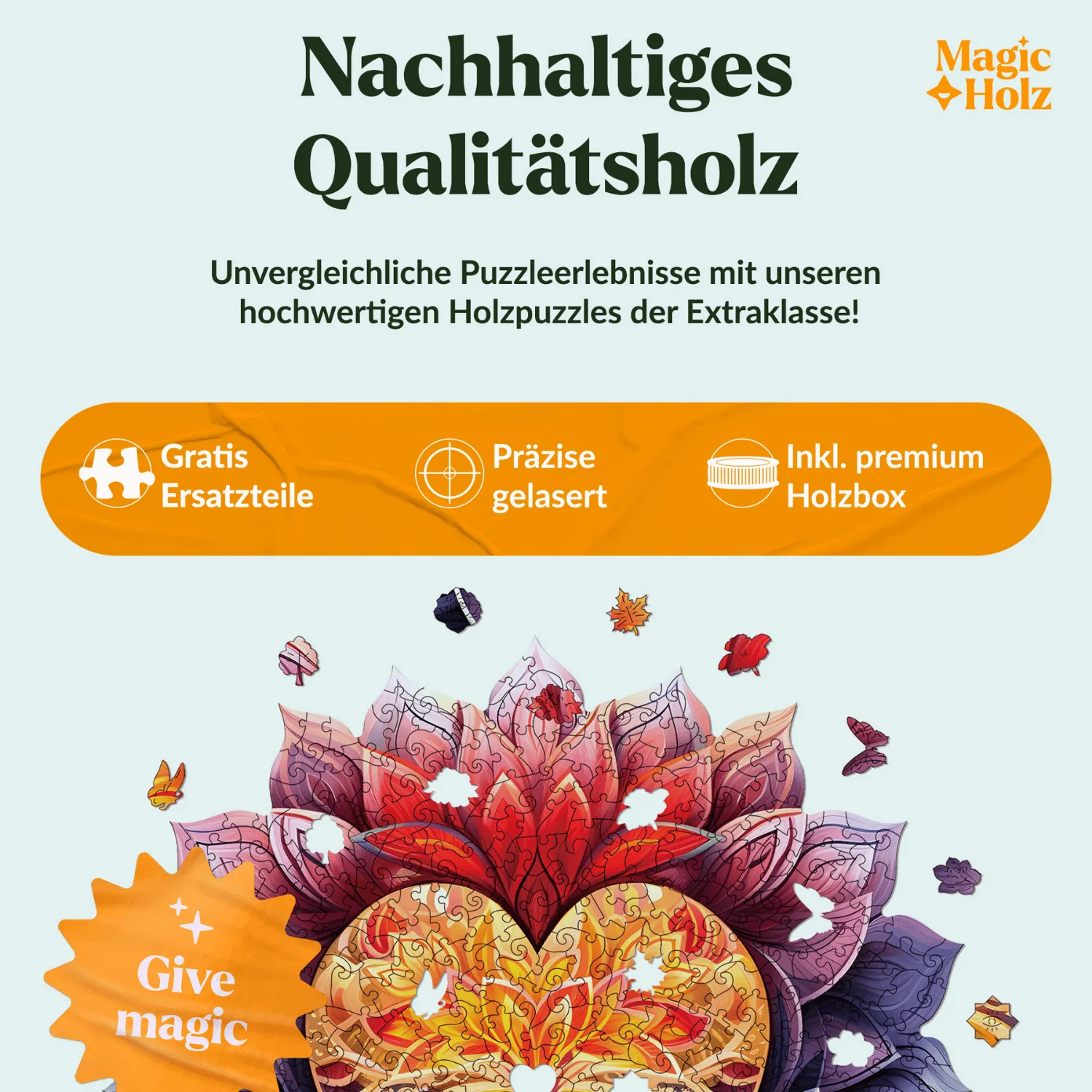 Blühendes Herz Mandala - Image 3