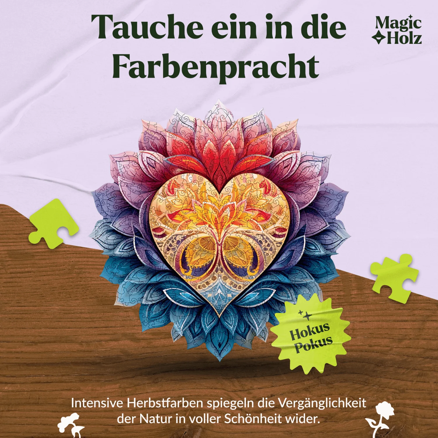 Blühendes Herz Mandala - Image 4