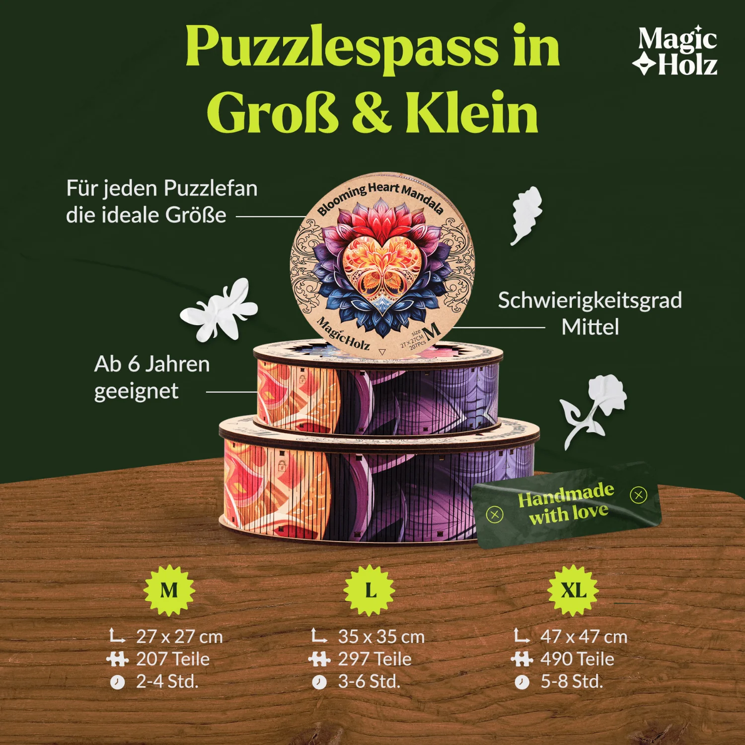 Blühendes Herz Mandala - Image 6