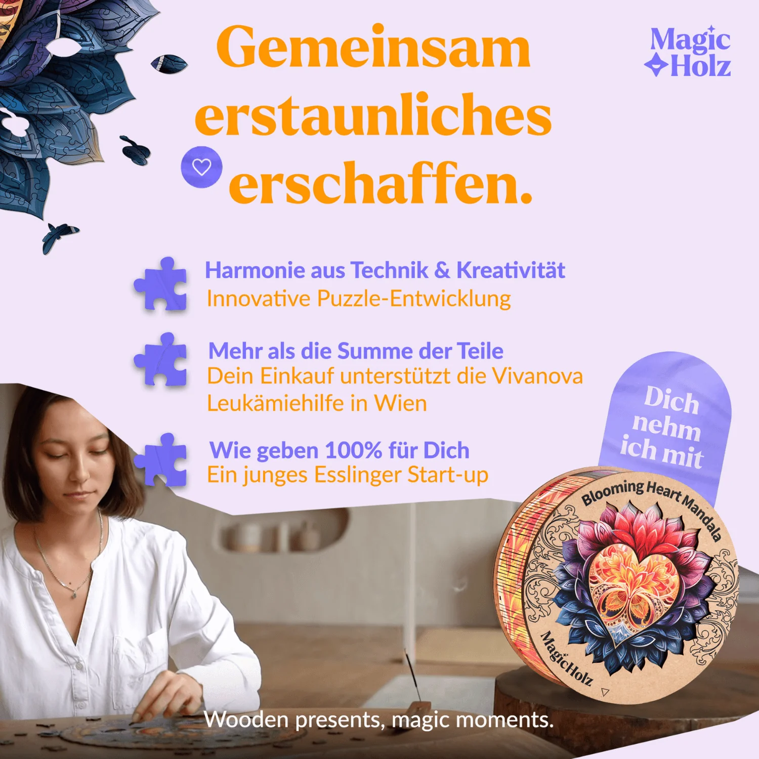 Blühendes Herz Mandala - Image 7