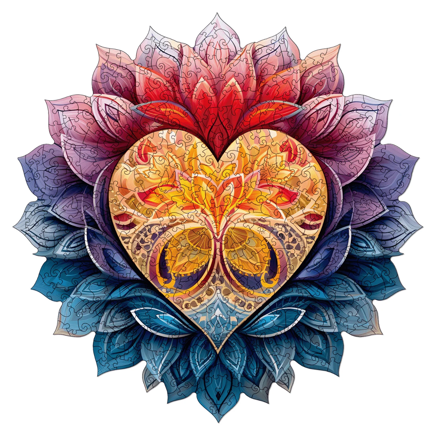 Blühendes Herz Mandala - Image 8