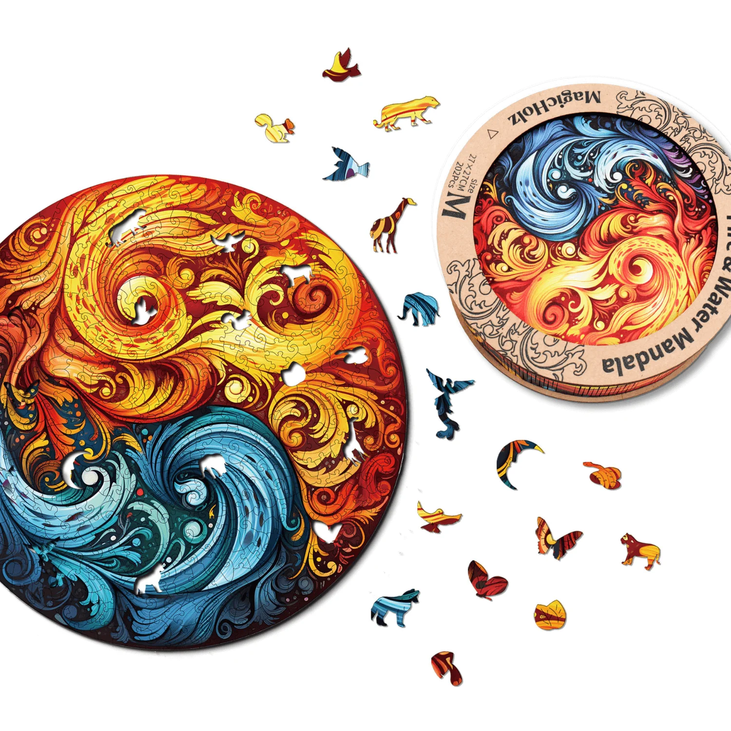 Feuer und Wasser | Mandala - Image 11