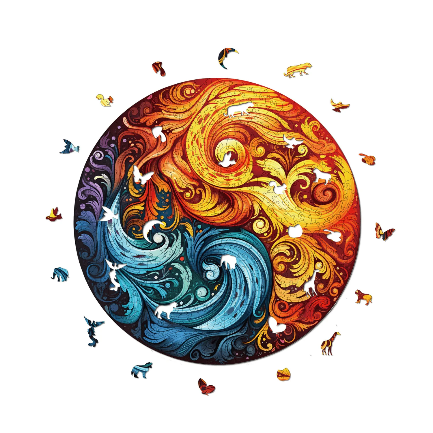 Feuer und Wasser | Mandala - Image 12