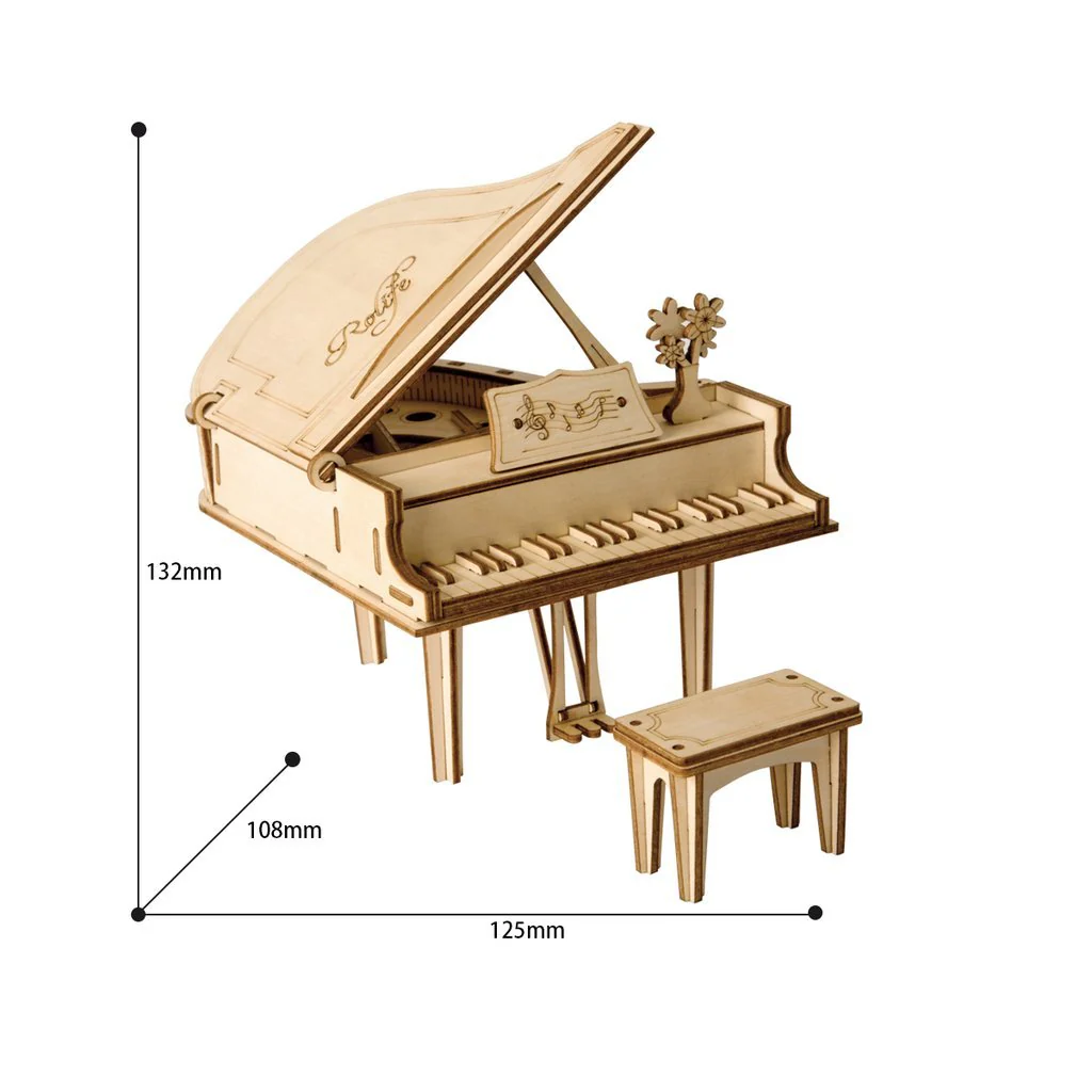 Großes Piano Holz - Image 4
