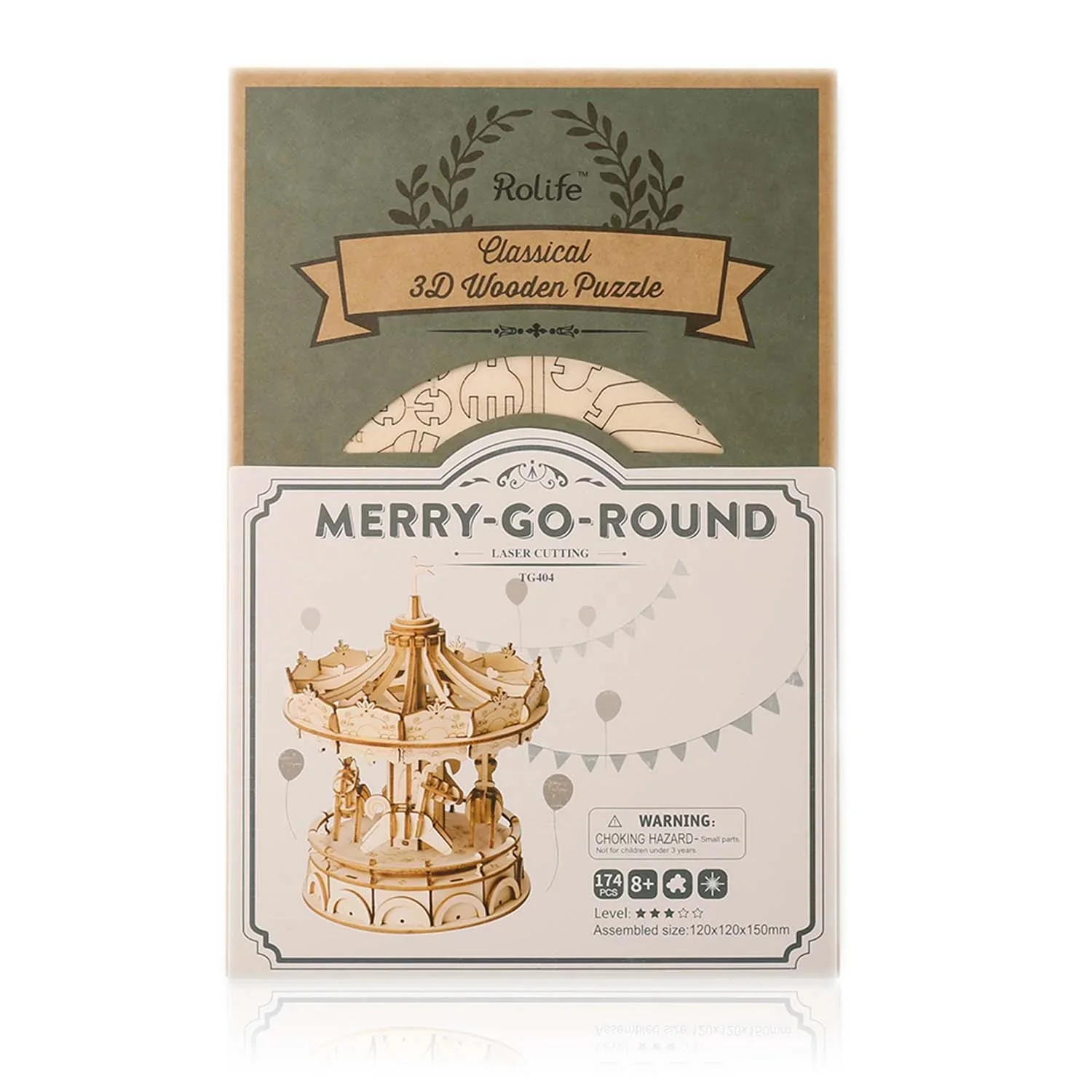 Karussell aus Holz - Image 8