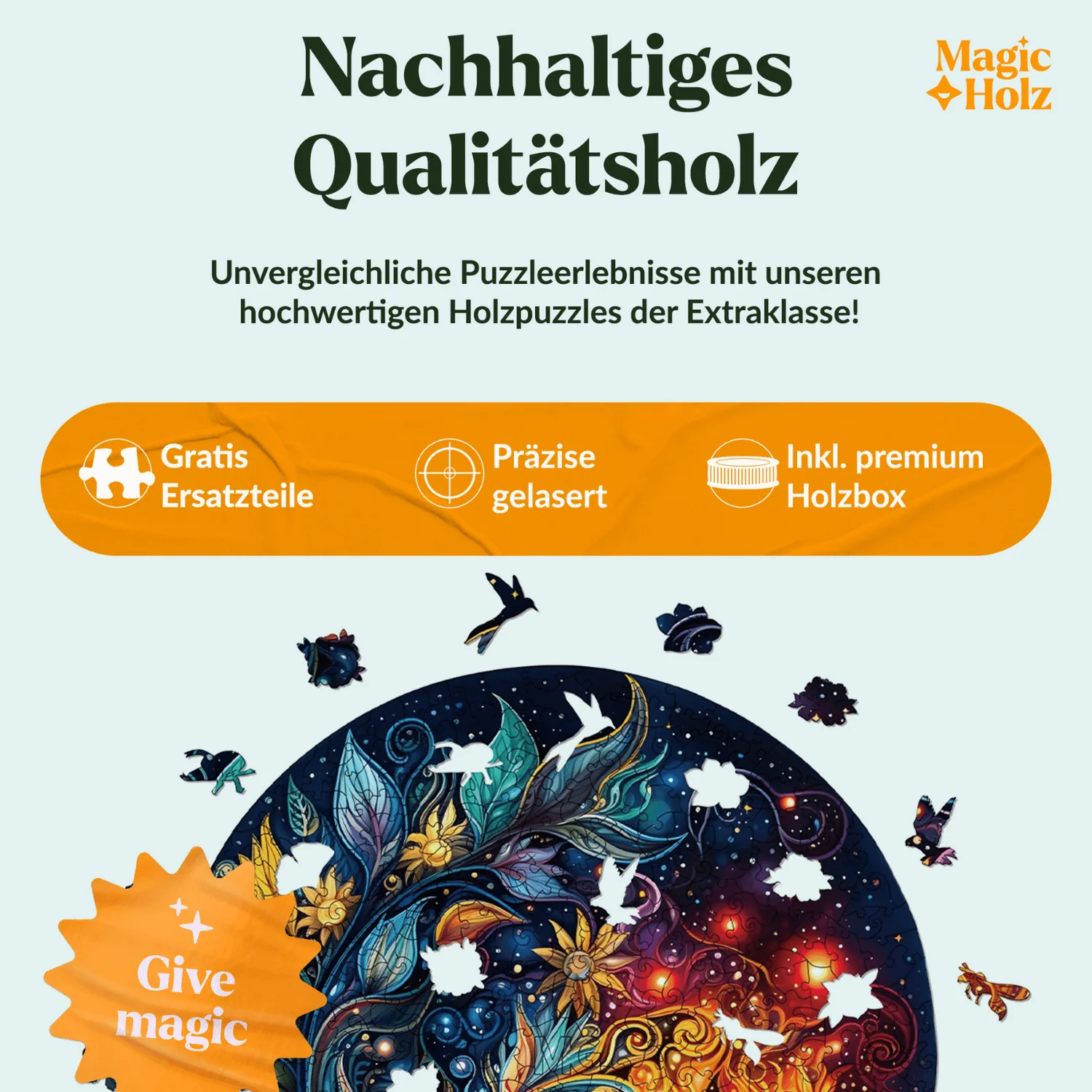 Mystische Blumen Galaxie Mandala - Image 3