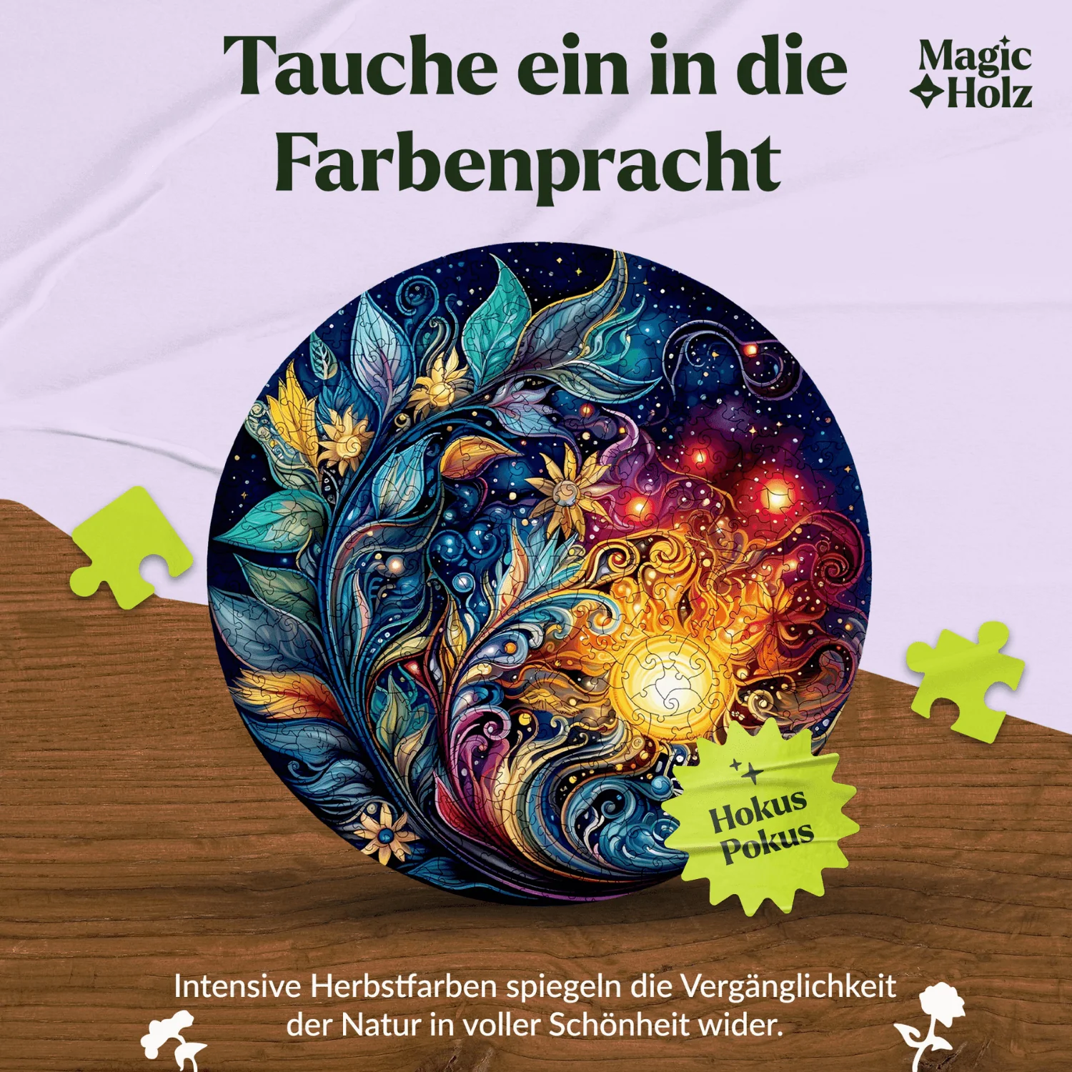 Mystische Blumen Galaxie Mandala - Image 4