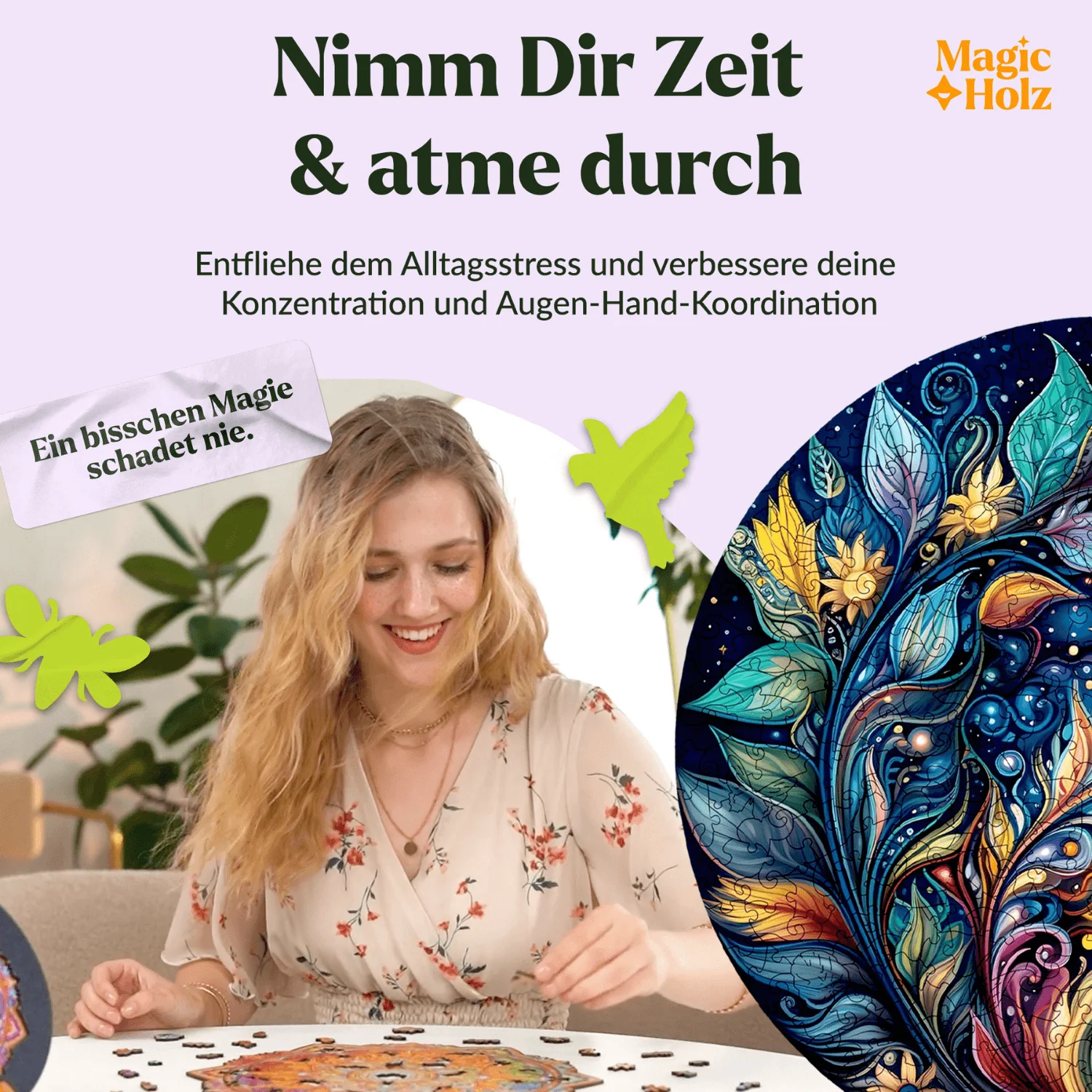 Mystische Blumen Galaxie Mandala - Image 5