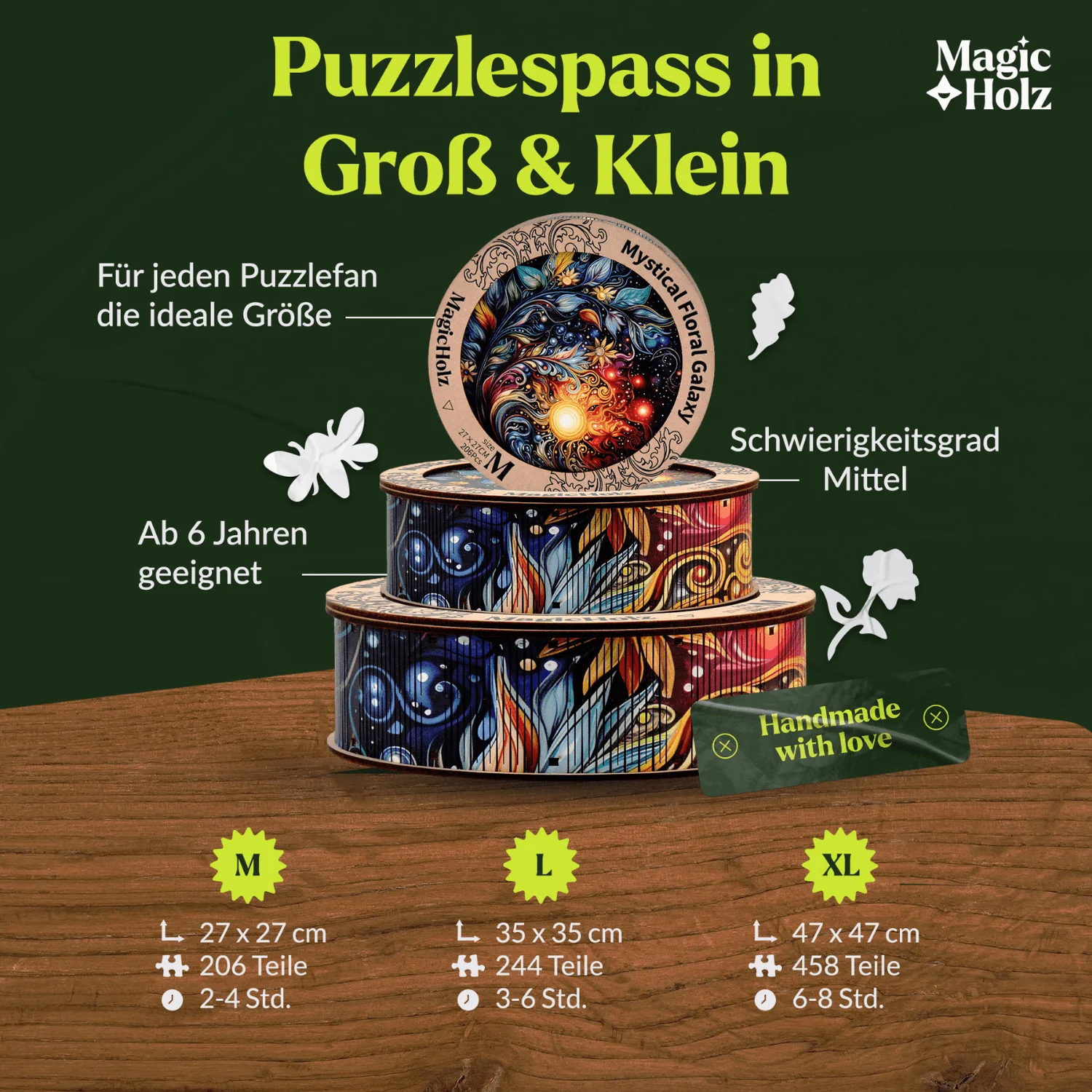 Mystische Blumen Galaxie Mandala - Image 6