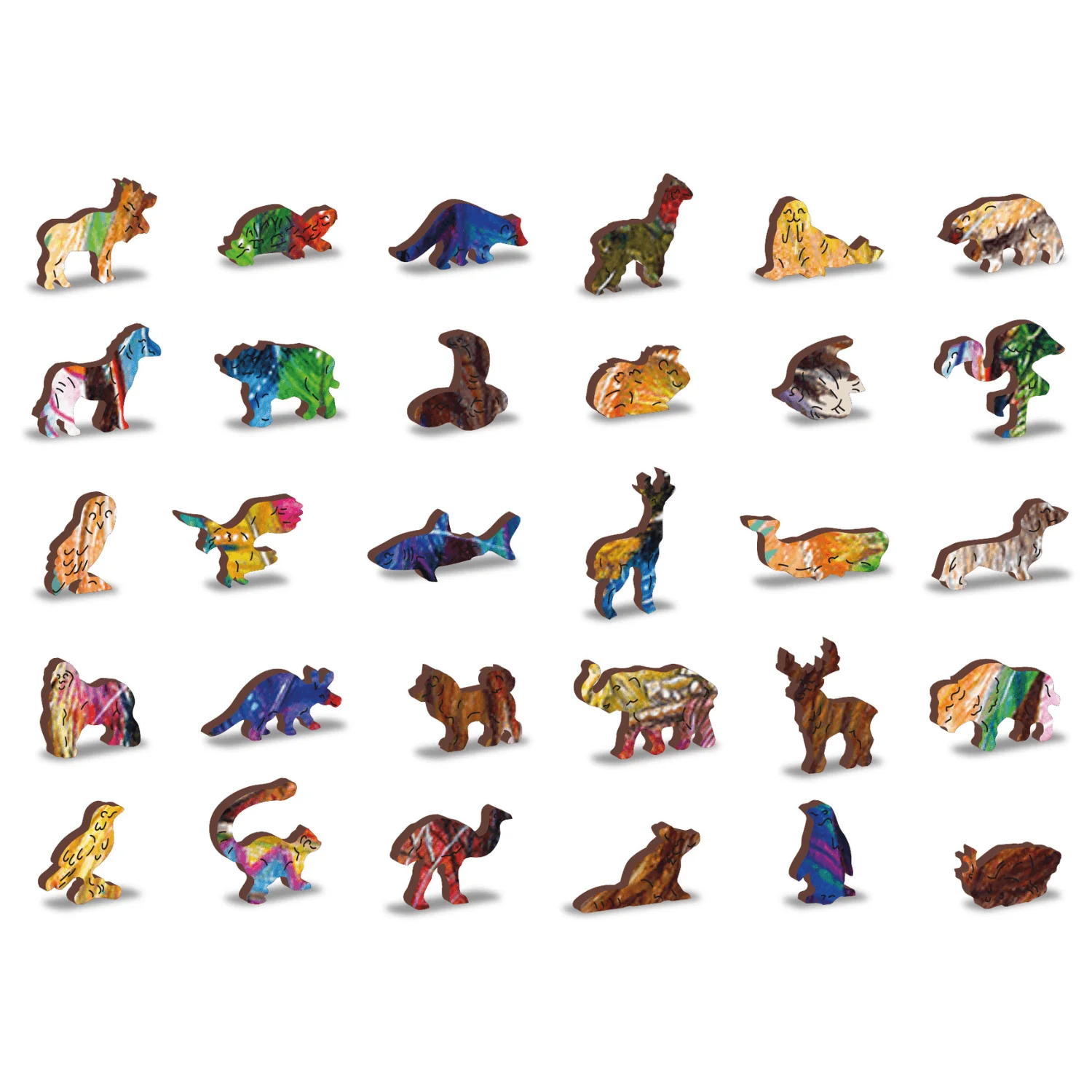 Mystischer Löwe Puzzle | Holz Puzzle - Image 7
