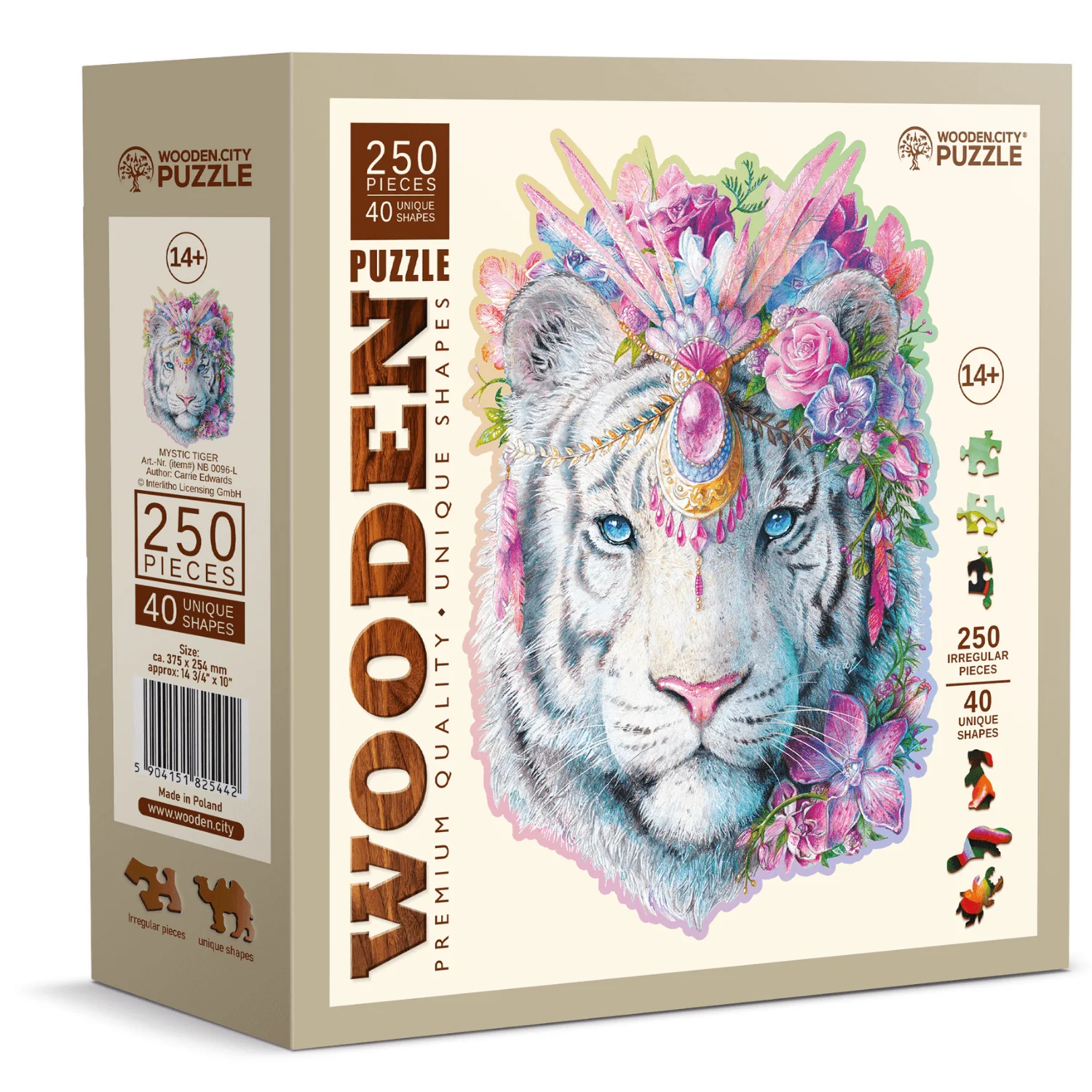 Mystischer Tiger Puzzle | Holz Puzzle - Image 12