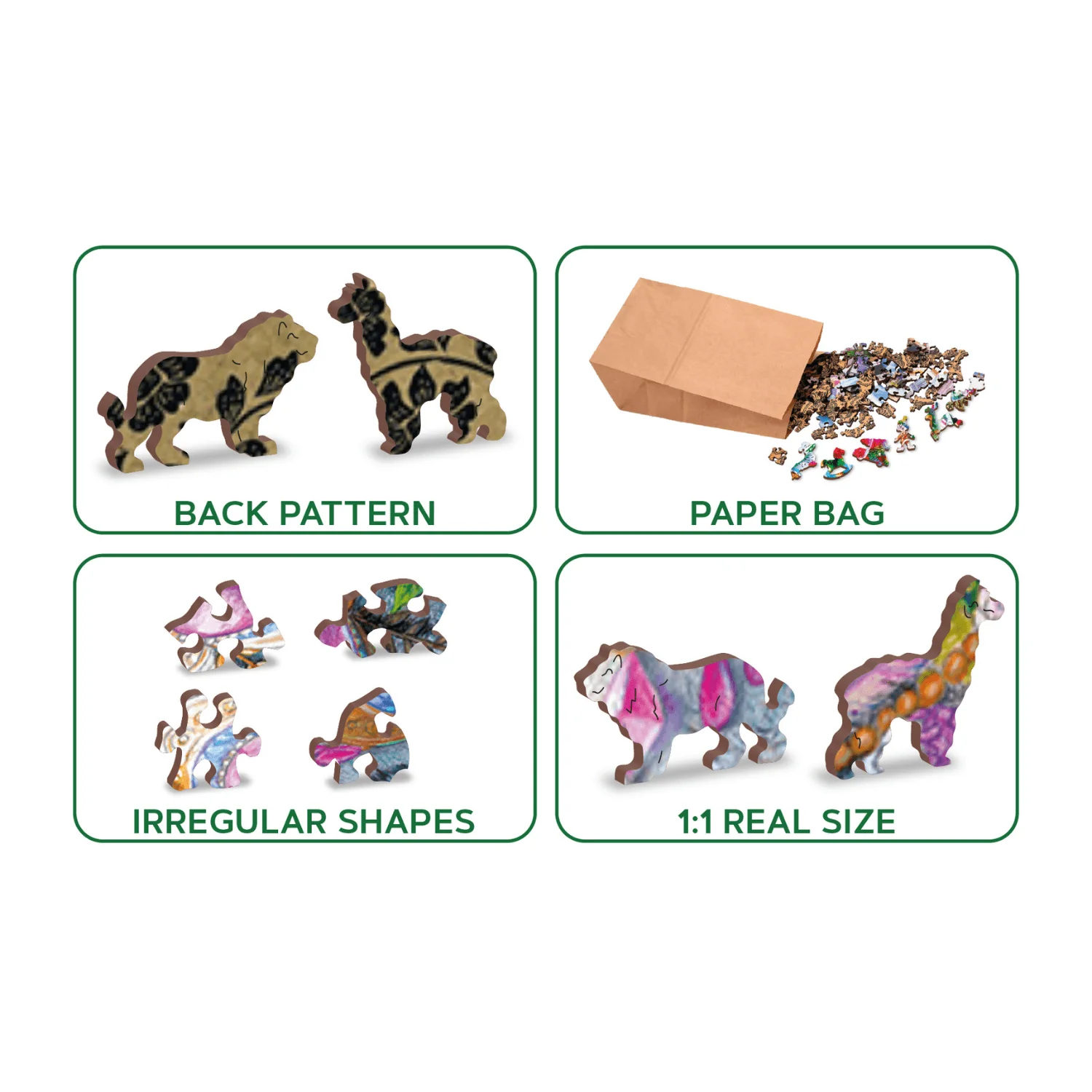 Mystischer Tiger Puzzle | Holz Puzzle - Image 8